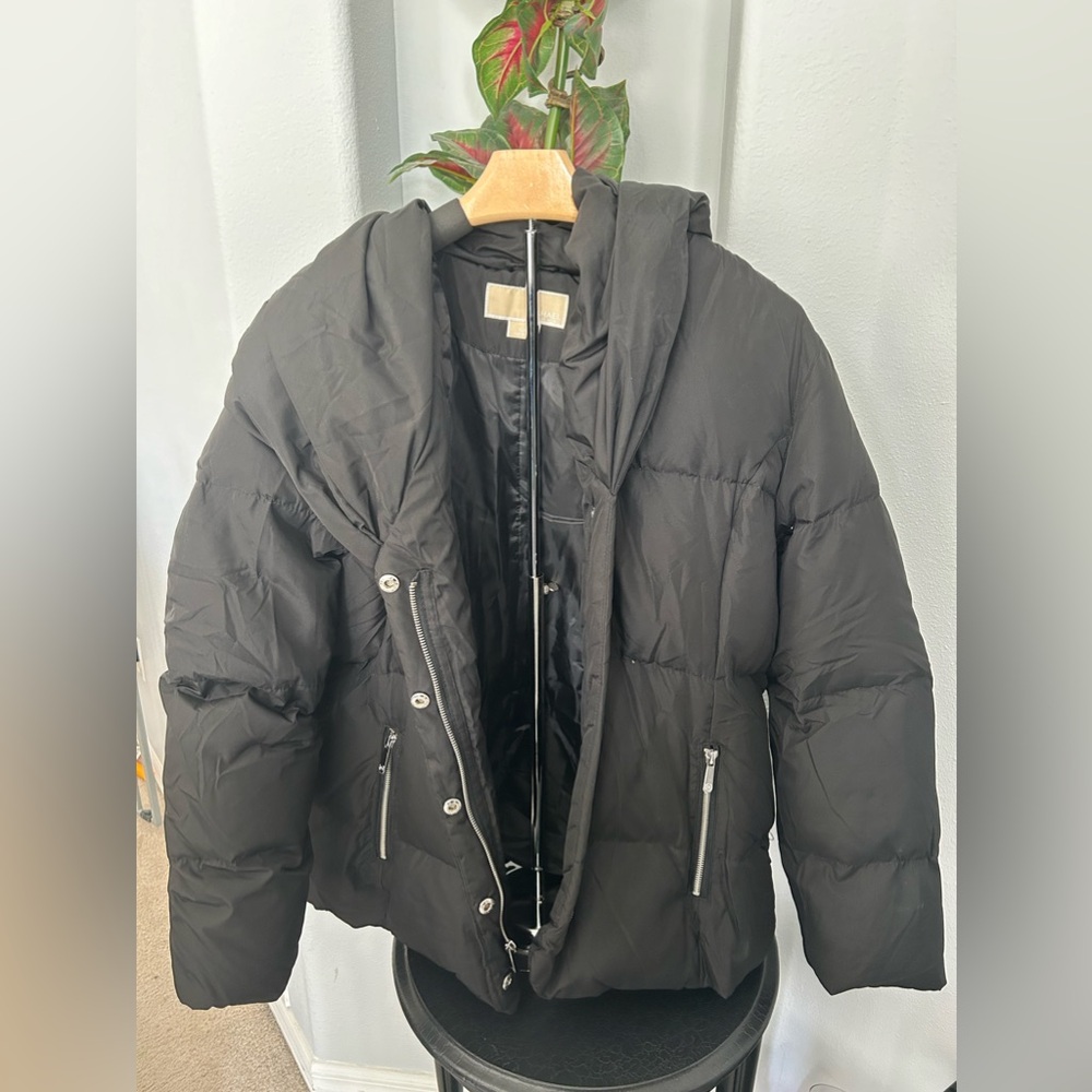Women’s Michael Kors black puffy jacket